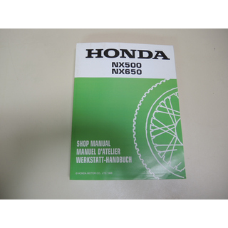 Honda NX 500 650 Dominator original Honda Werkstatthandbuch Reparaturanleitung