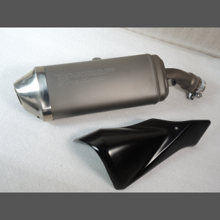 Auspuff original Suzuki GSXR 750 Bj 2011 - 2019 mit Blende Exhaust Motorrad